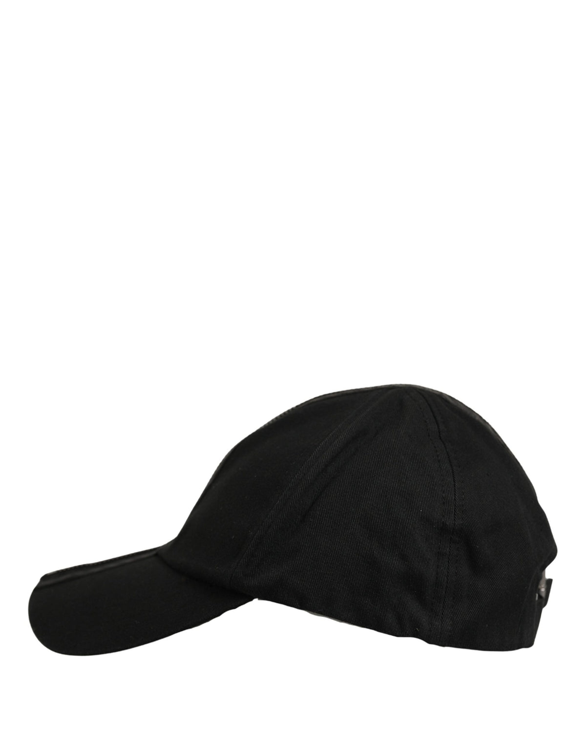 Casquette de baseball noire Dolce & Gabbana en coton pour homme - 6 pans