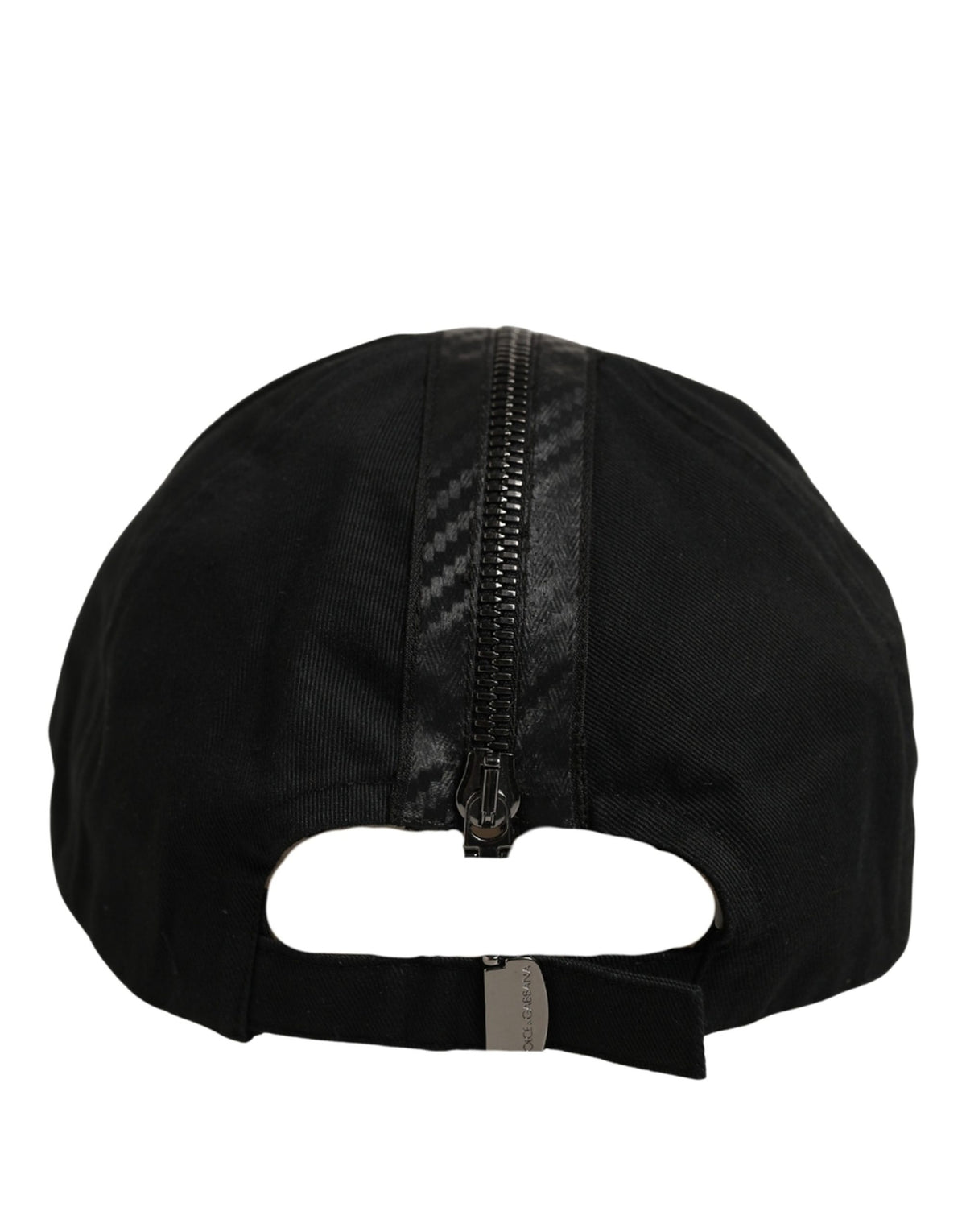 Casquette de baseball noire Dolce & Gabbana en coton pour homme - 6 pans