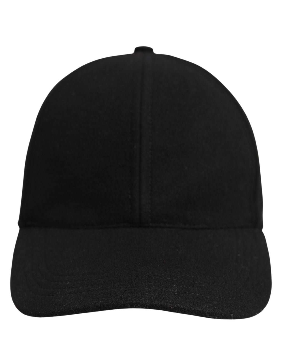 Casquette de baseball homme Dolce & Gabbana en laine noire à 6 panneaux