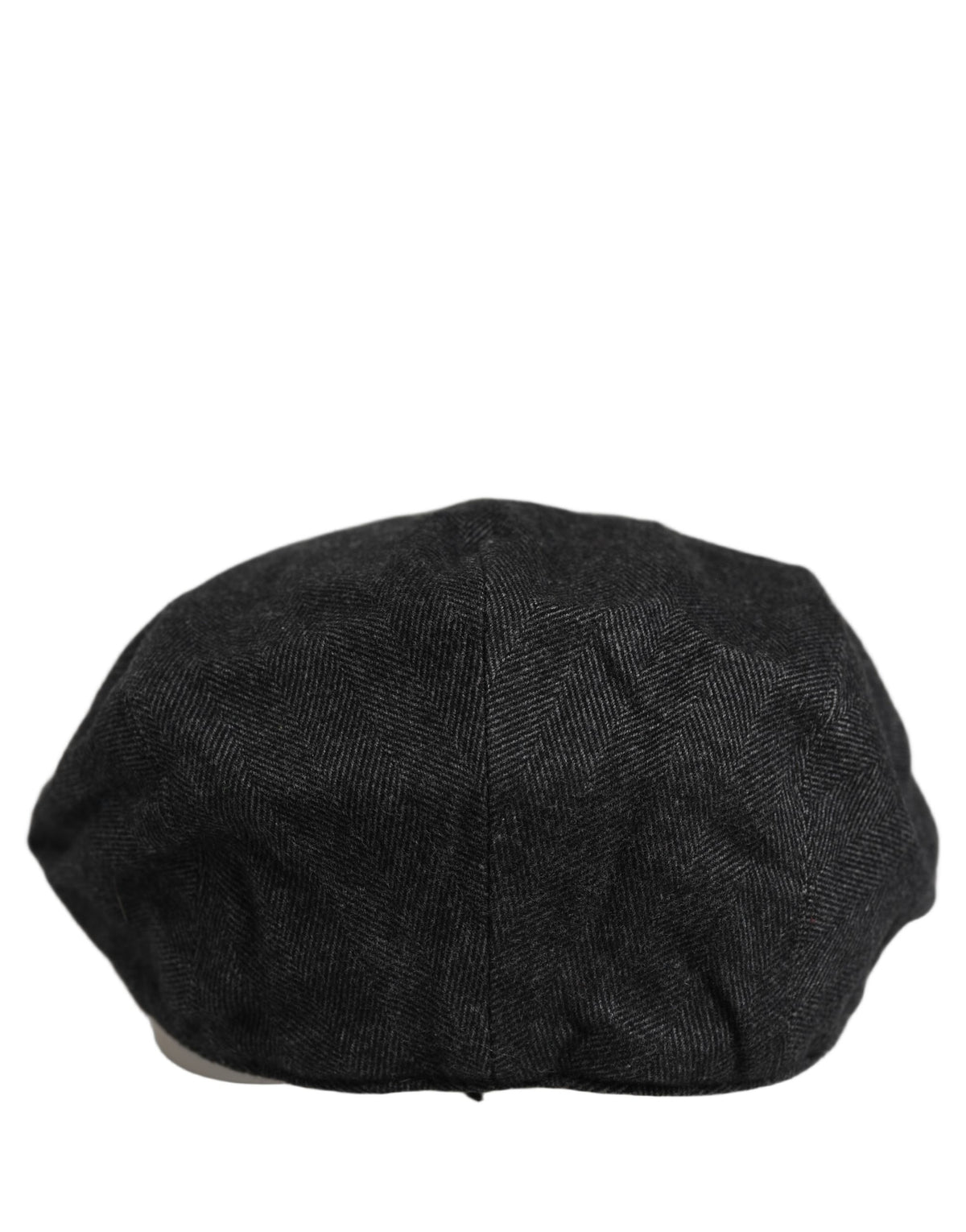 Dolce & Gabbana Casquette Plate Gavroche en Coton Noir pour Homme