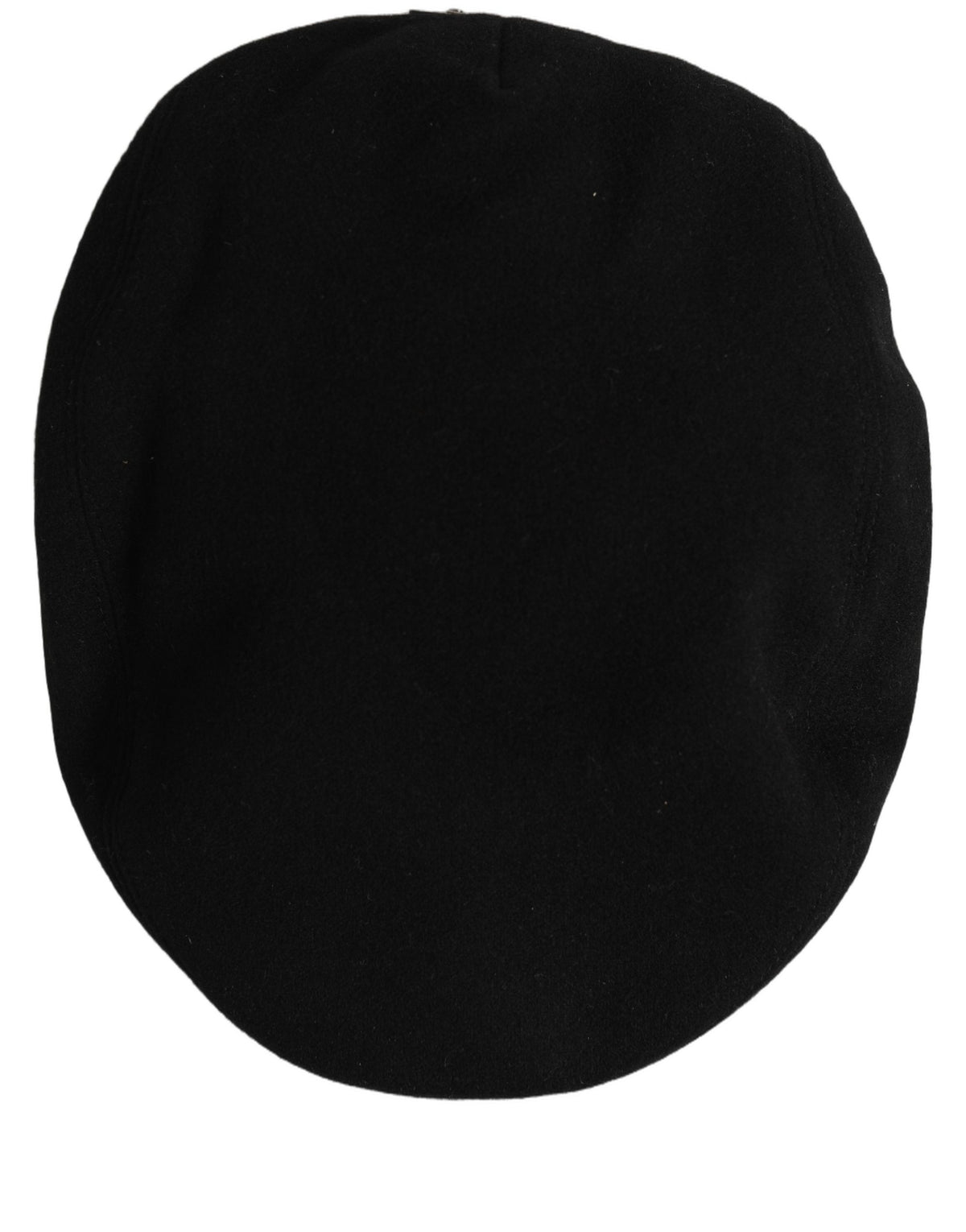 Casquette Plate Gavroche Dolce & Gabbana pour Homme en Laine Mélangée Noire