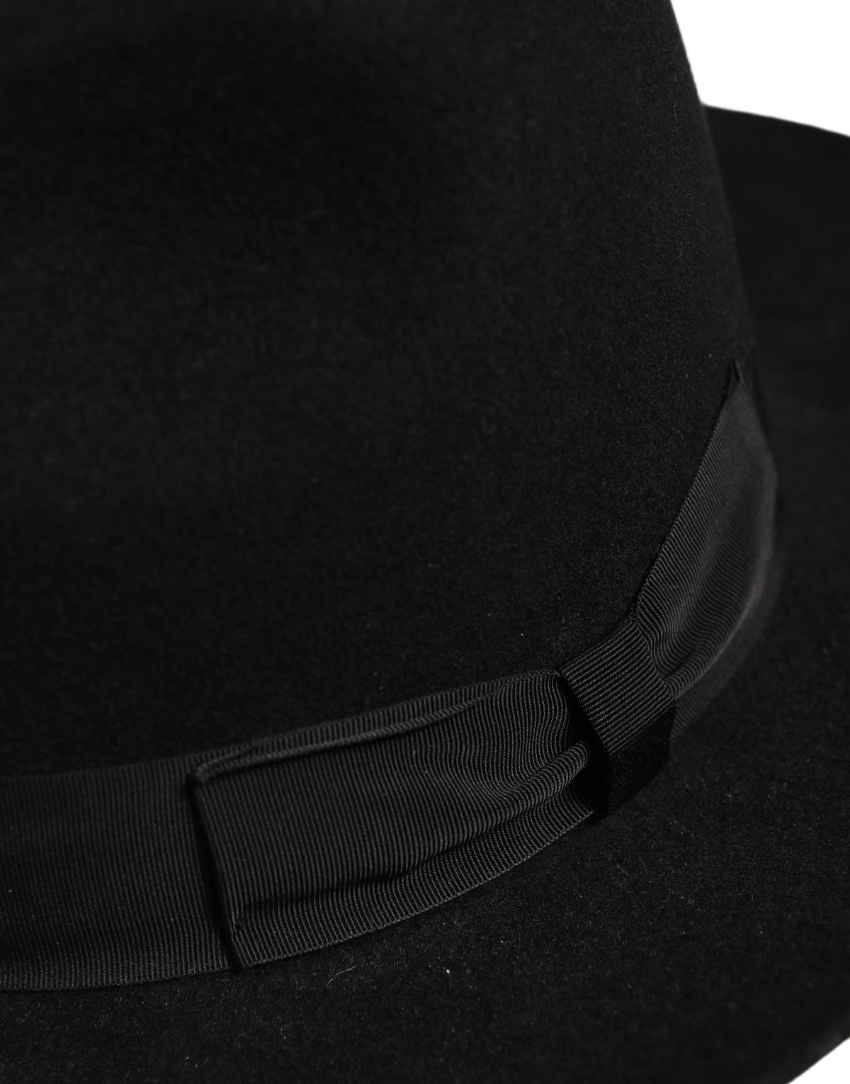 Dolce & Gabbana Homme Noir Classique Large Bord Fedora Chapeau