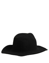Dolce & Gabbana Homme Noir Classique Large Bord Fedora Chapeau