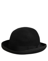 Chapeau Melon Dolce & Gabbana Homme en Feutre et Fourrure de Lapin Noire