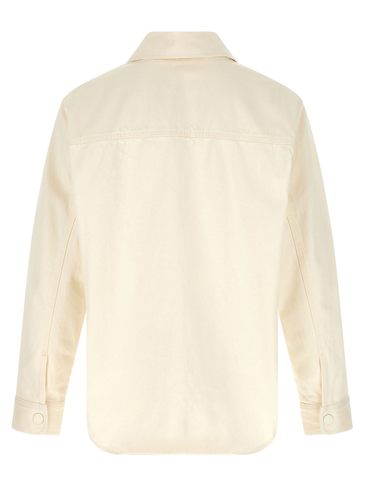 Chemisier en coton beige Ami Paris