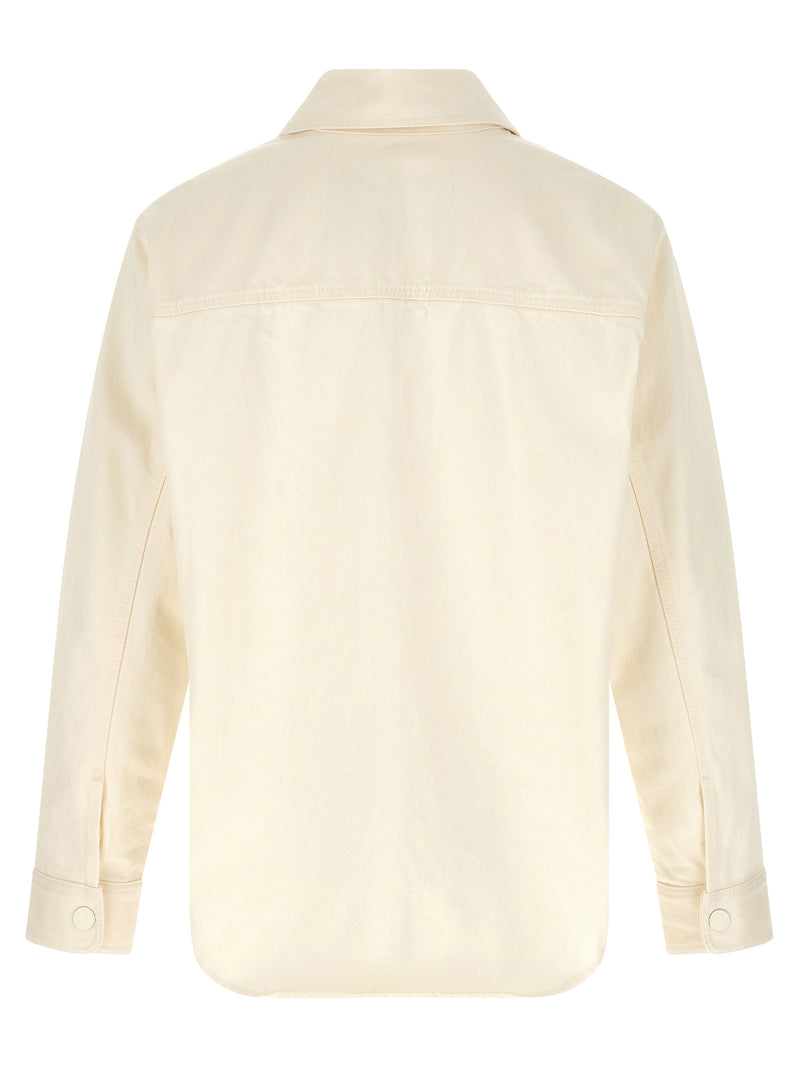 Chemisier en coton beige Ami Paris