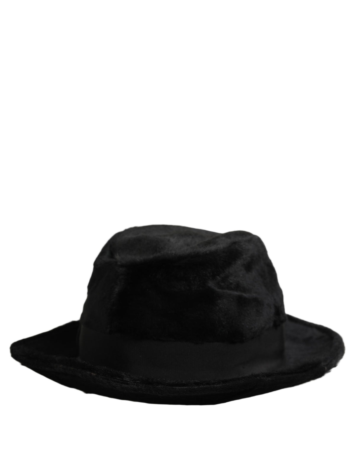 Dolce & Gabbana Homme Noir Classique Large Bord Fedora Chapeau