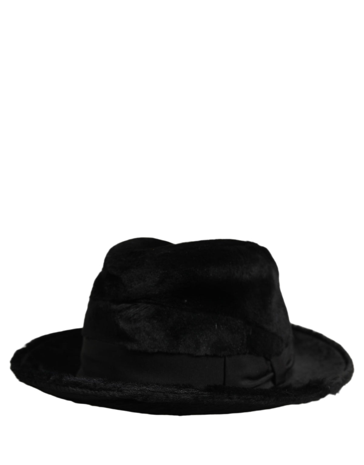 Dolce & Gabbana Homme Noir Classique Large Bord Fedora Chapeau