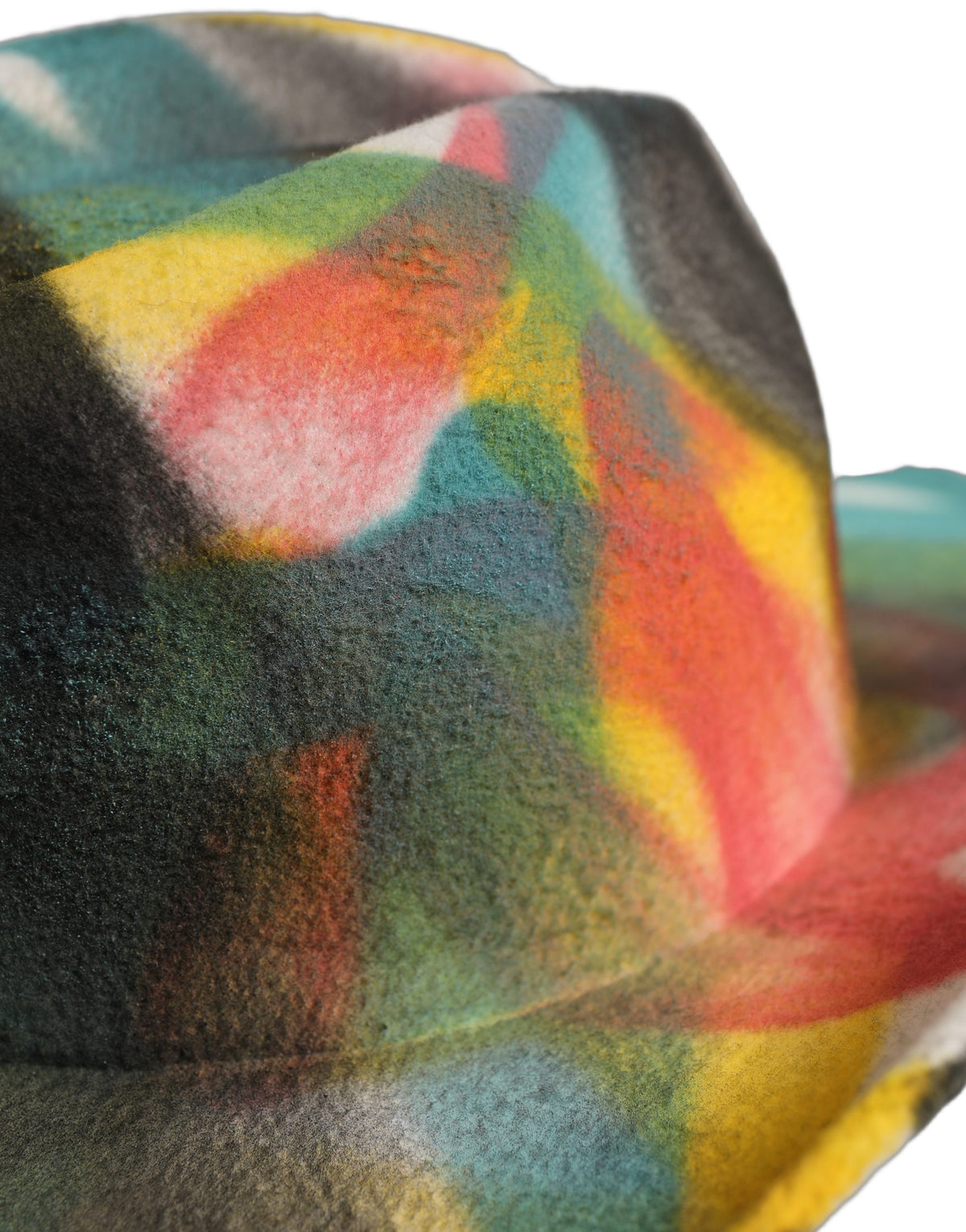 Chapeau Fedora large bord Dolce & Gabbana Homme blanc graffiti