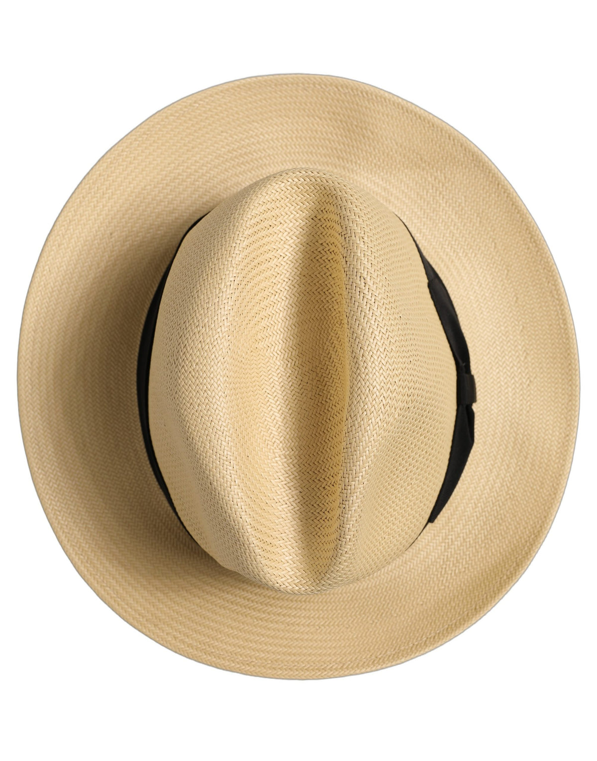 Chapeau fedora Panama Dolce & Gabbana pour homme en paille beige