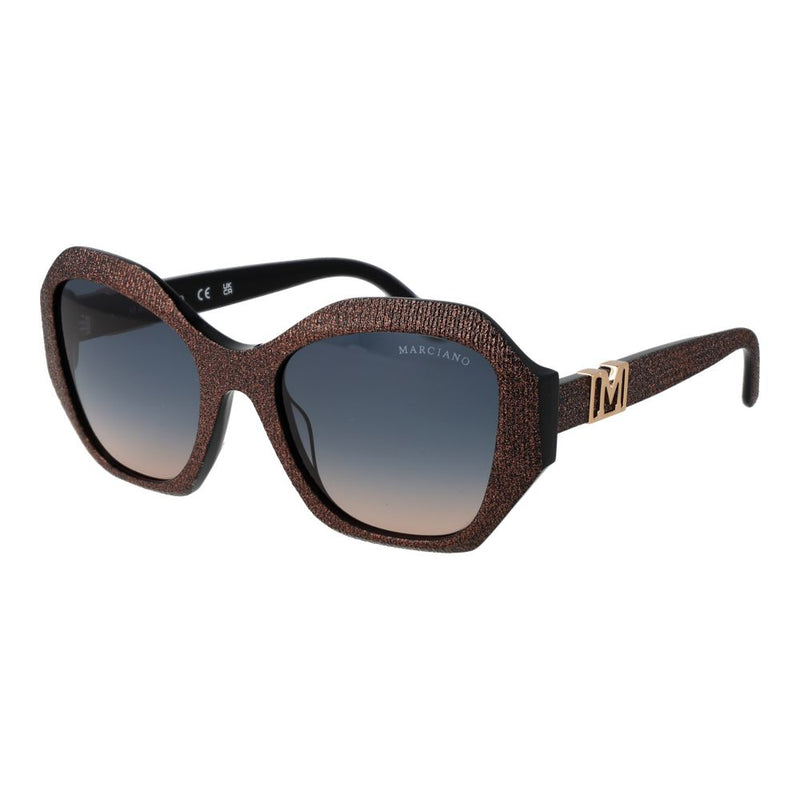 Lunettes de soleil Marciano by Guess en acétate noir