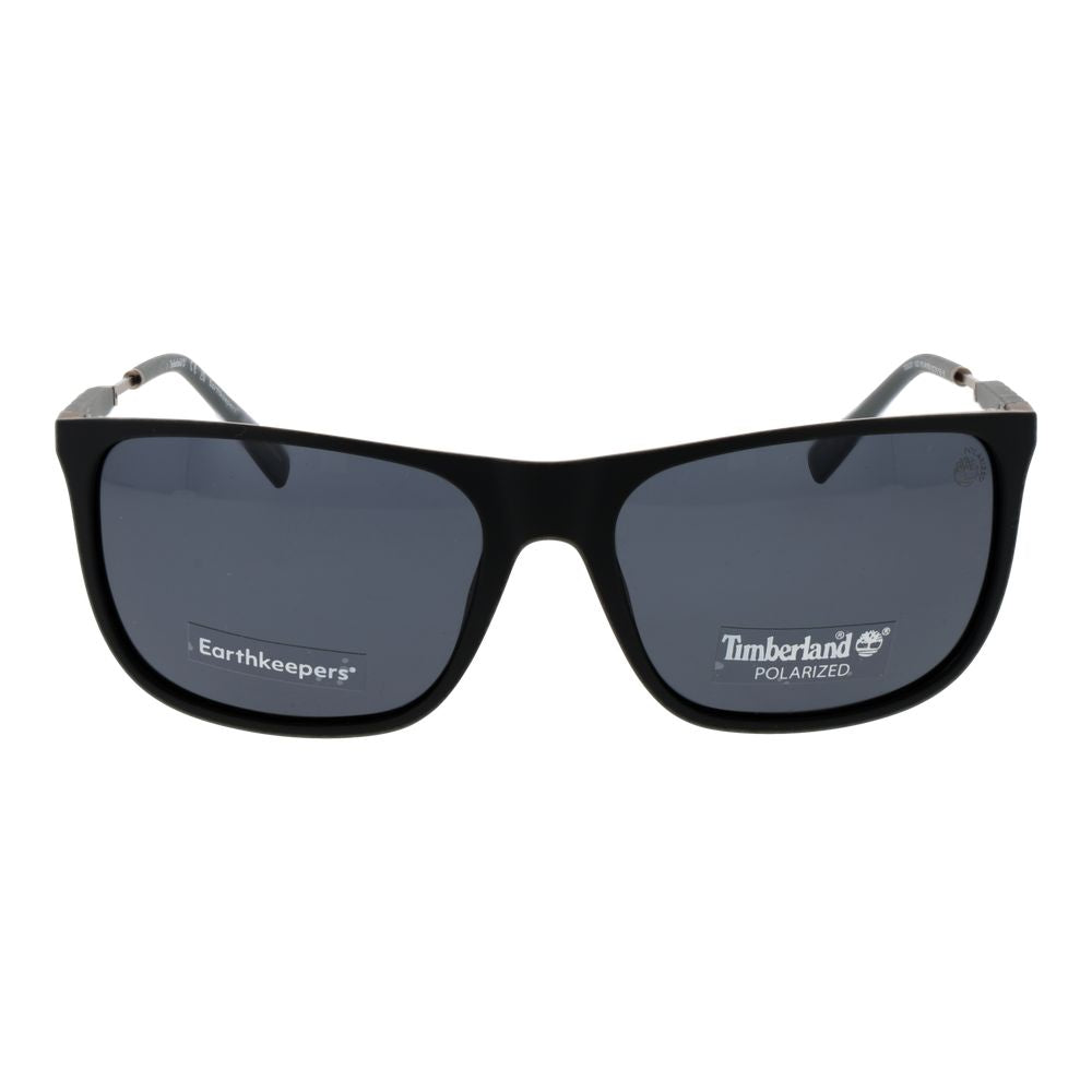 Lunettes de soleil Timberland en plastique noir