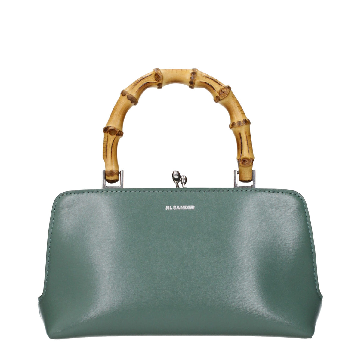 Sac à main Jil Sander en cuir vert