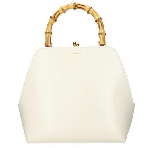 Sac à main Jil Sander en cuir beige