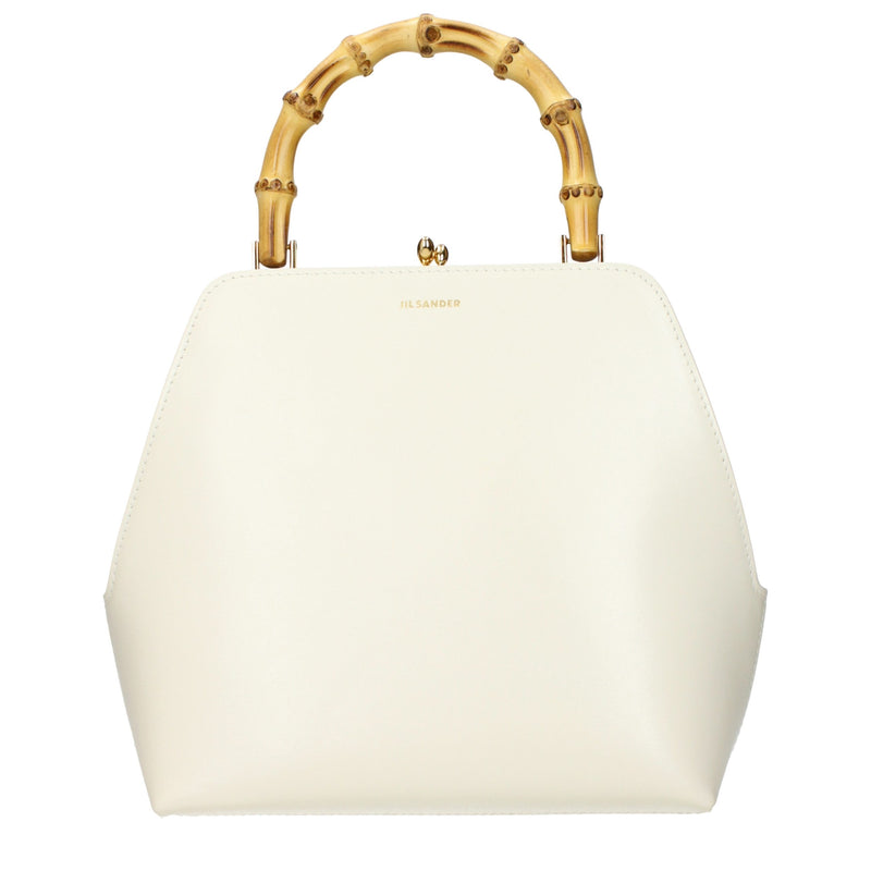 Sac à main Jil Sander en cuir beige