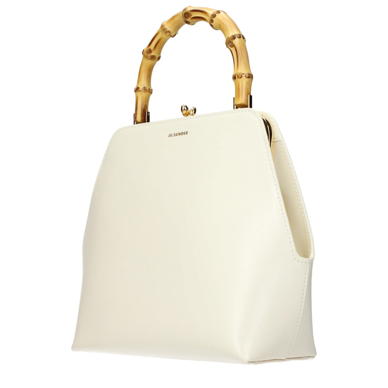 Sac à main Jil Sander en cuir beige