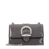 Sac à bandoulière Jimmy Choo en cuir gris