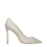 Escarpins Jimmy Choo dorés en plastique à talon haut