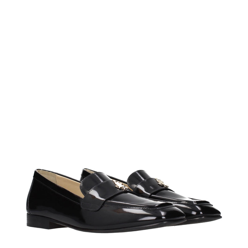 Mocassins Jimmy Choo en cuir noir