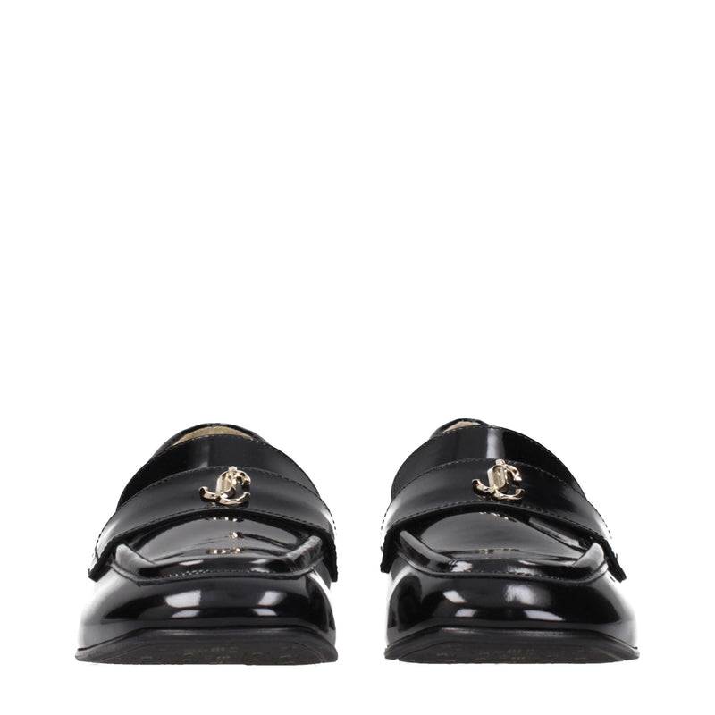 Mocassins Jimmy Choo en cuir noir