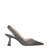 Escarpins à talons hauts en cuir gris de Jimmy Choo