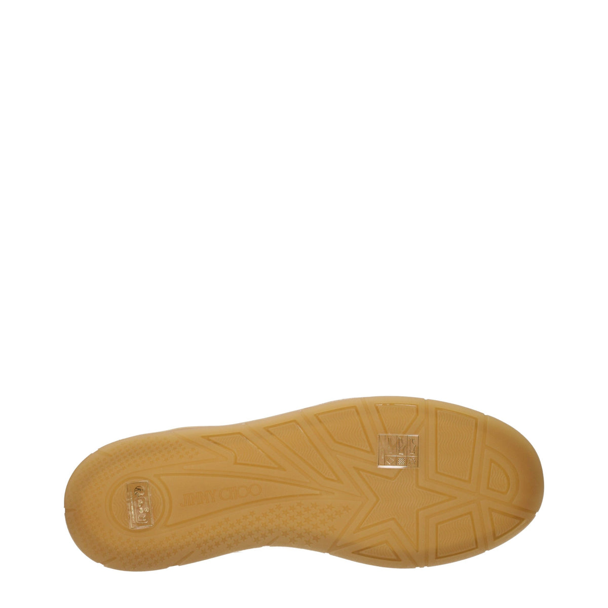 Baskets basses en cuir beige Jimmy Choo