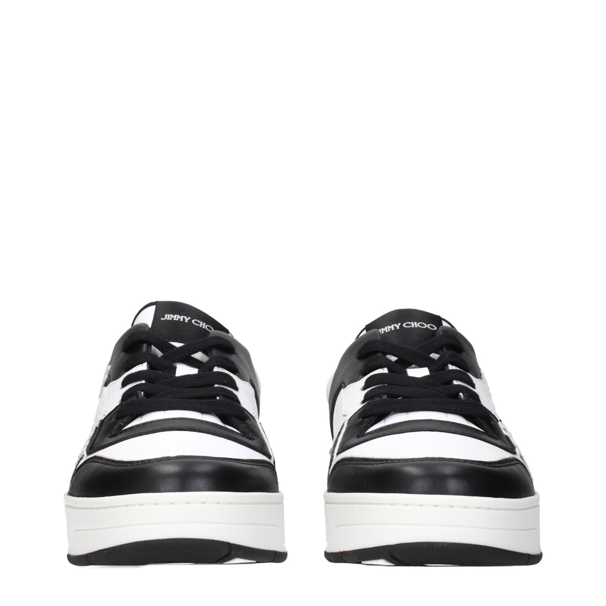 Baskets Jimmy Choo en cuir noir