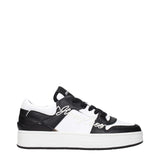 Baskets basses en cuir noir Jimmy Choo