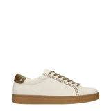 Baskets en cuir beige Jimmy Choo