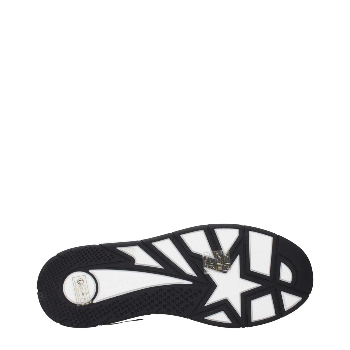 Baskets basses en cuir noir Jimmy Choo