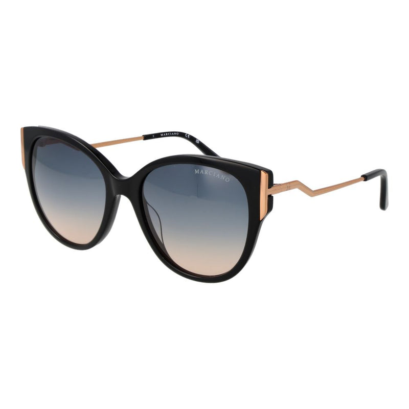 Lunettes de soleil Marciano by Guess en acétate noir