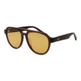 Lunettes de soleil Gant en acétate marron