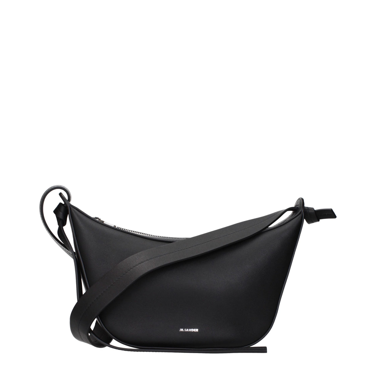 Jil Sander Black Leather Shoulder Bag