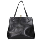 Sac bandoulière Jil Sander en cuir noir