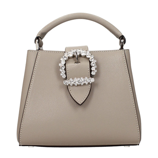 Sac à main Jimmy Choo en cuir gris