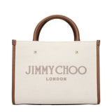 Sac à main Jimmy Choo en tissu beige
