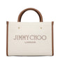 Jimmy Choo Beige Fabric Handbag