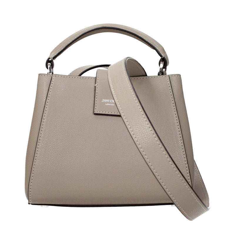 Jimmy Choo Gray Leather Handbag