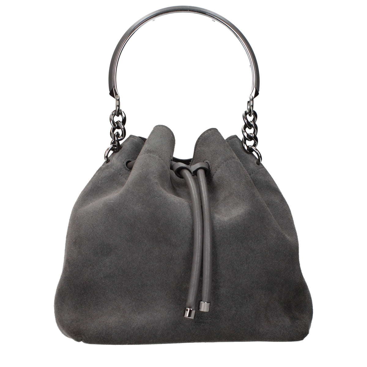 Sac à main Jimmy Choo en cuir gris