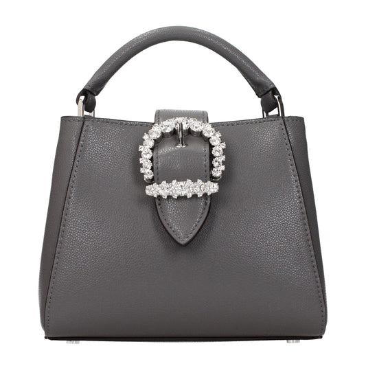Sac à main Jimmy Choo en cuir gris