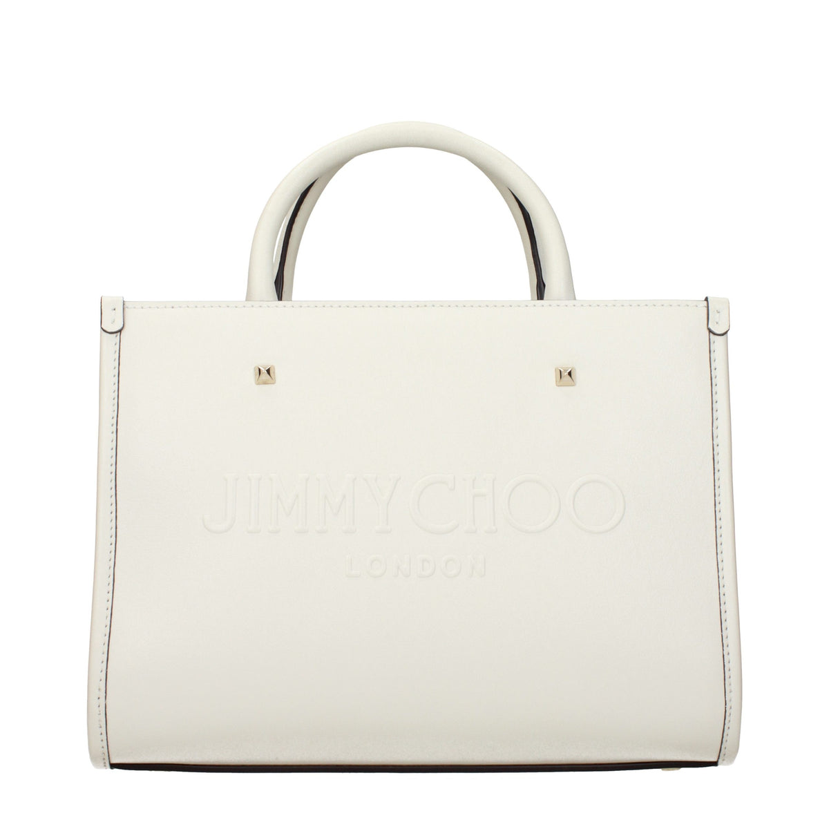 Sac à main en cuir blanc Jimmy Choo
