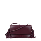 Sac bandoulière Jil Sander en cuir rouge