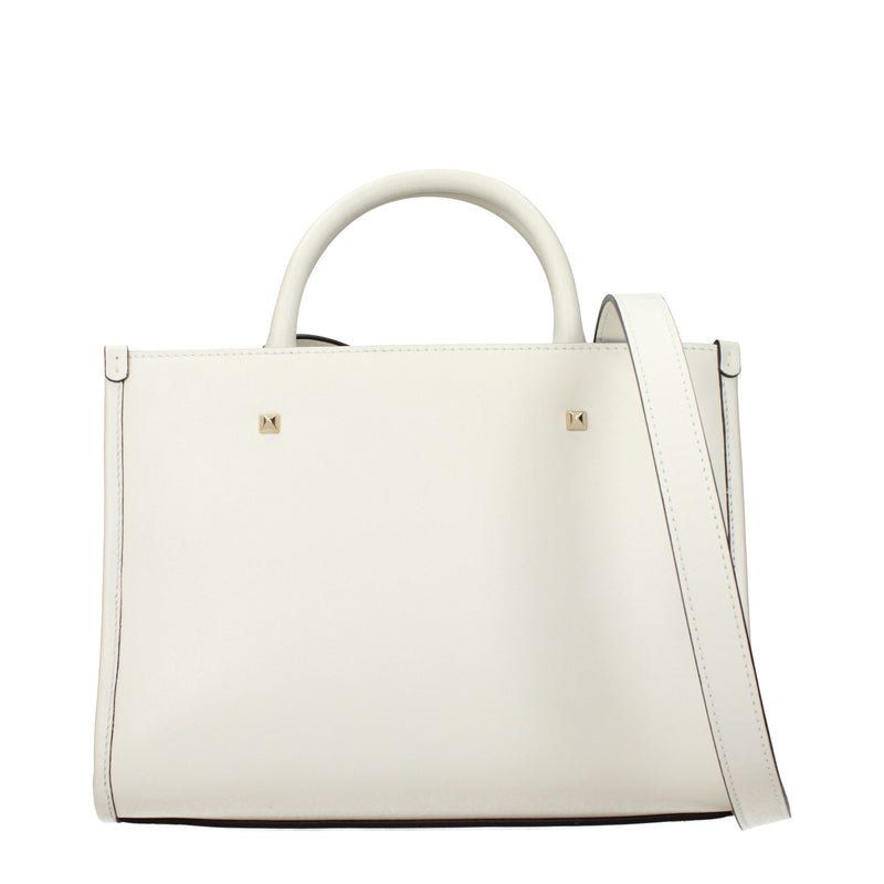 Sac à main en cuir blanc Jimmy Choo