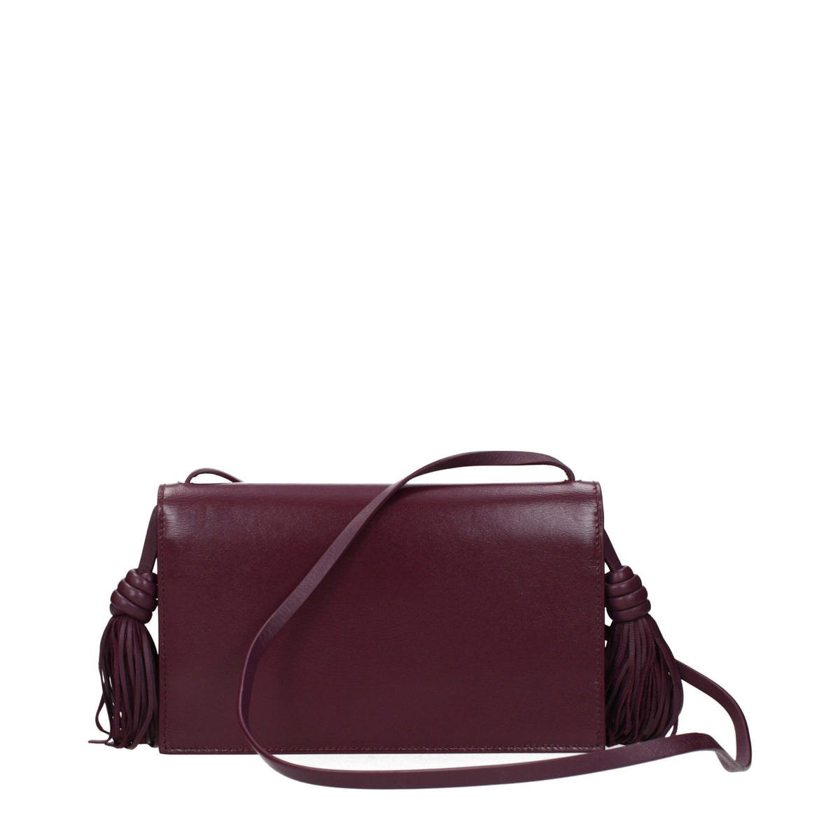 Sac bandoulière Jil Sander en cuir rouge