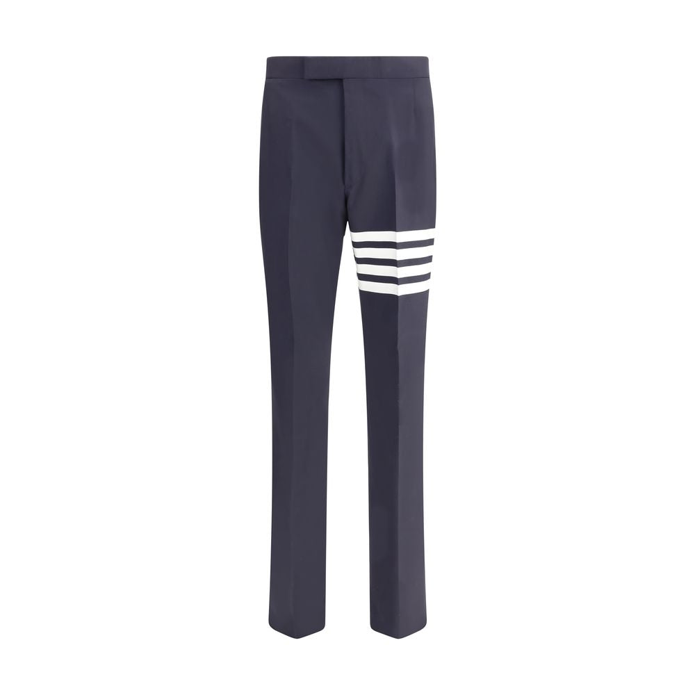 Pantalon Thom Browne Oves Aries en laine bleue