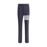 Pantalon Thom Browne Oves Aries en laine bleue