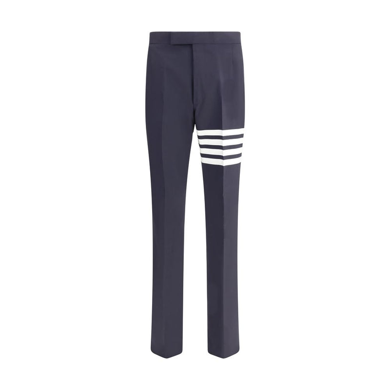 Pantalon Thom Browne Oves Aries en laine bleue