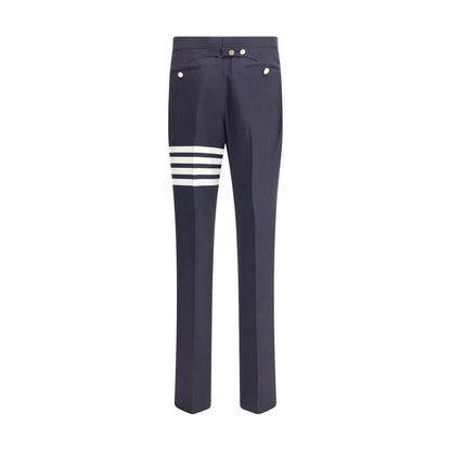 Thom Browne Blue Wool Oves Aries Pants