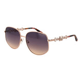Lunettes de soleil Marciano by Guess en métal doré rose