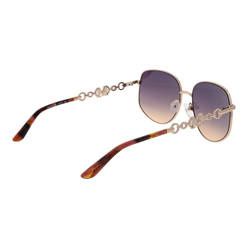Lunettes de soleil Marciano by Guess en métal doré rose